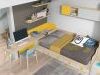Dormitorio juvenil modelo Style compacto Evo doble cama 1200