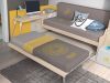 Dormitorio juvenil modelo Style compacto Evo doble cama 1200