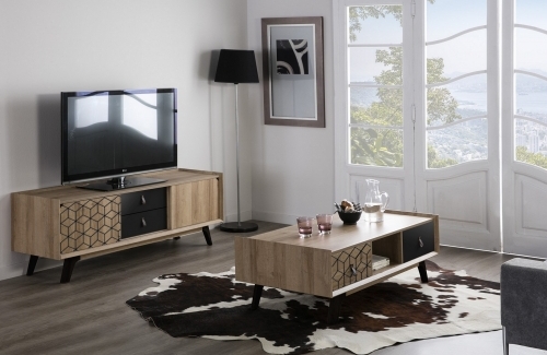 Mueble TV  Ceilan 2 puertas correderas /2 cajones